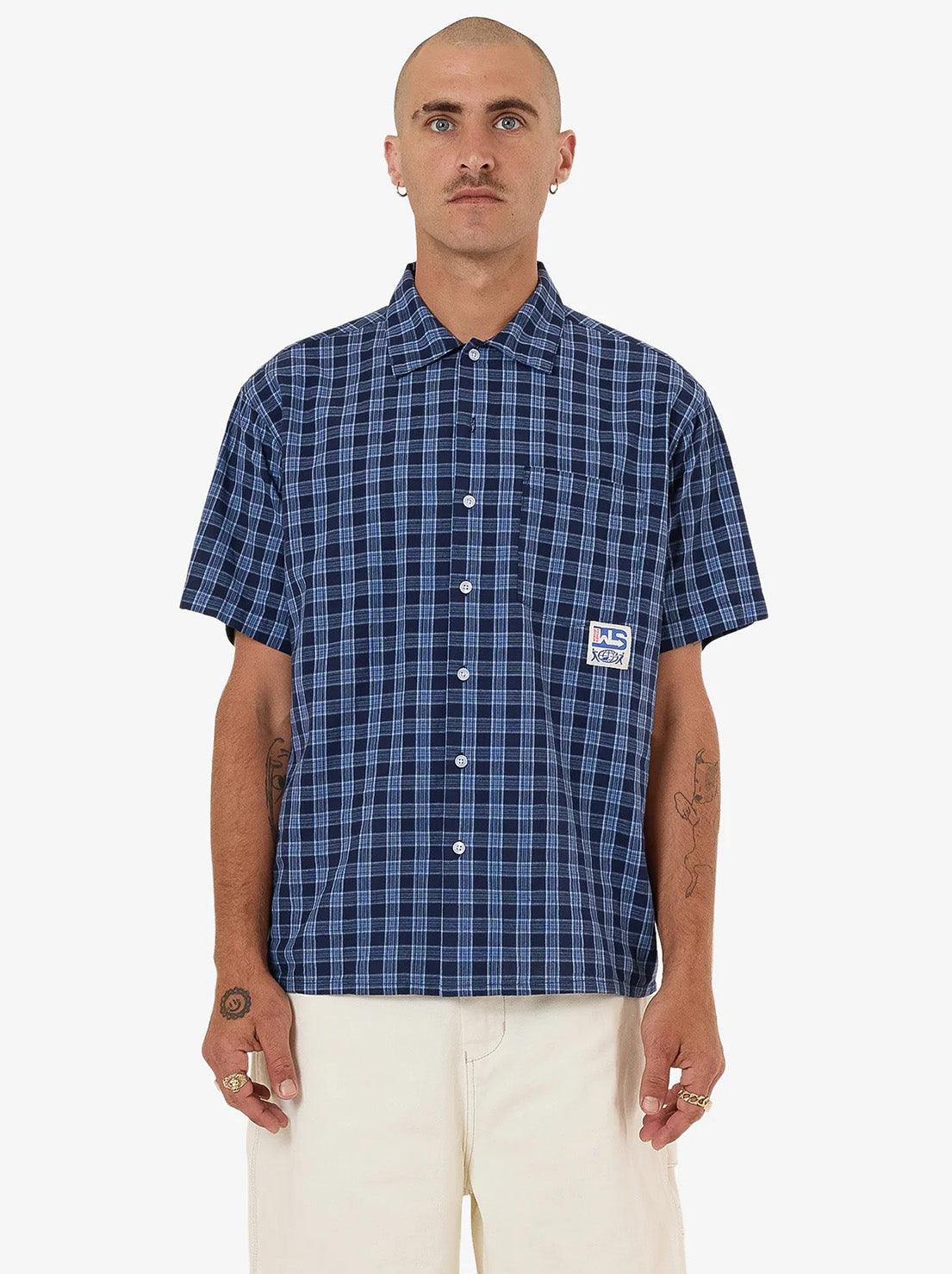 Worship - Removal Short Sleeve Shirt - Bell Air Blue