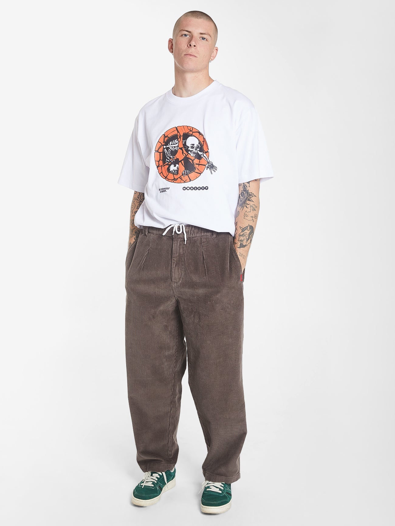 Worship - Royale Elastic Cord Pant - Major Brown