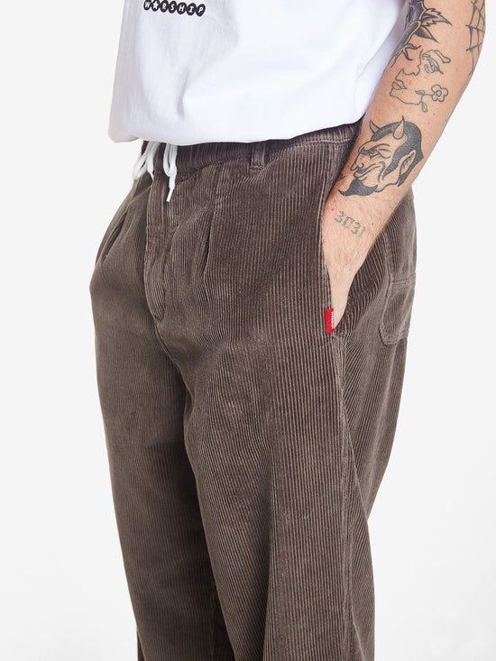 Worship - Royale Elastic Cord Pant - Major Brown