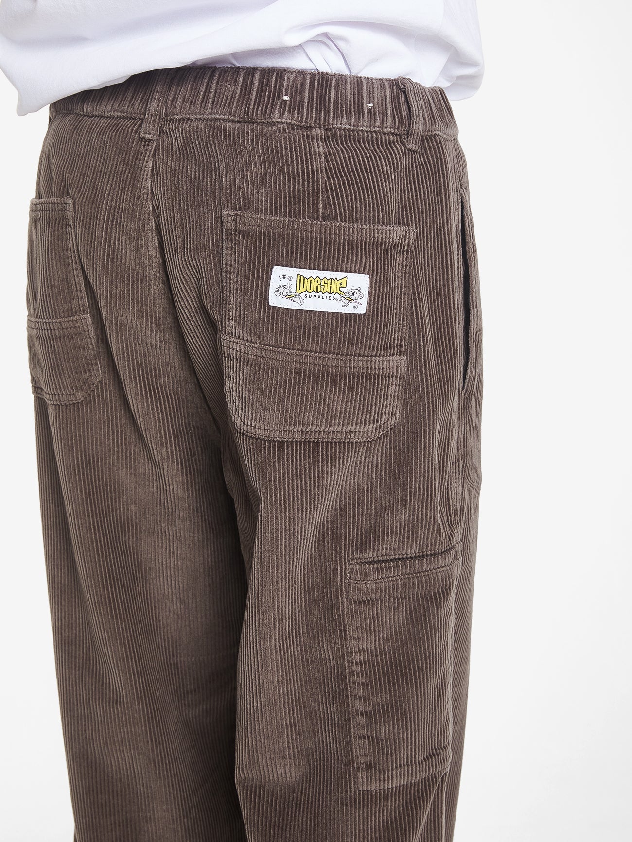 Worship - Royale Elastic Cord Pant - Major Brown