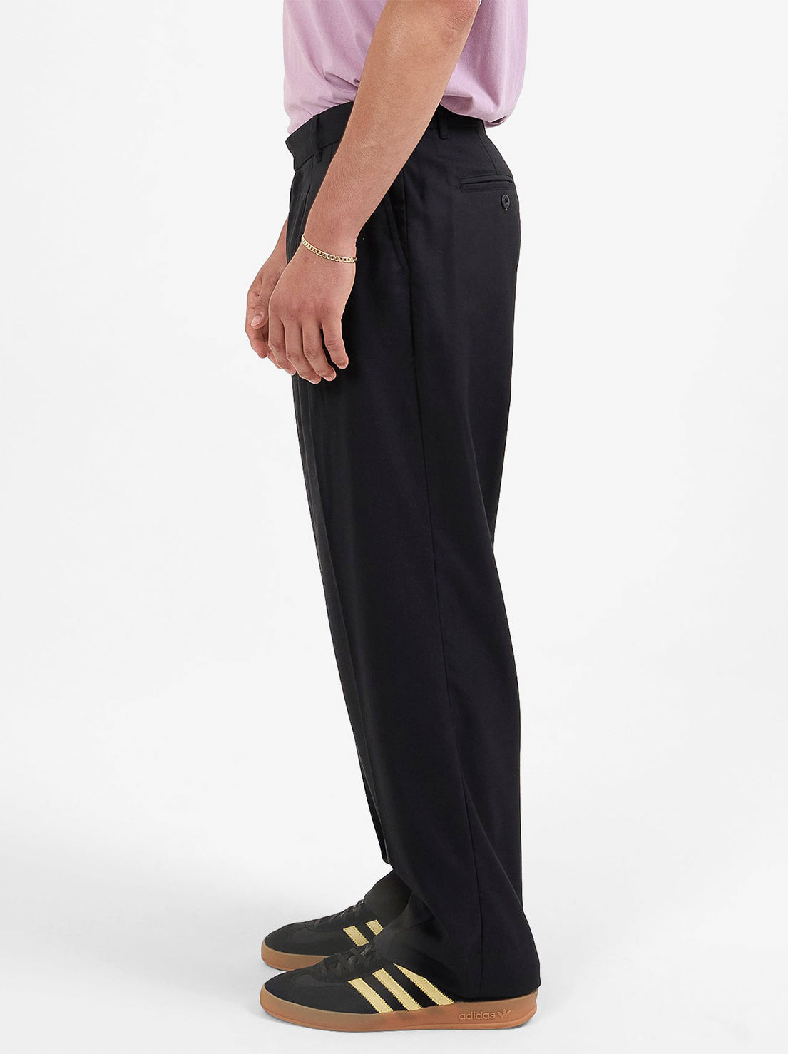 Worship - Valet Pleated Pant - Black