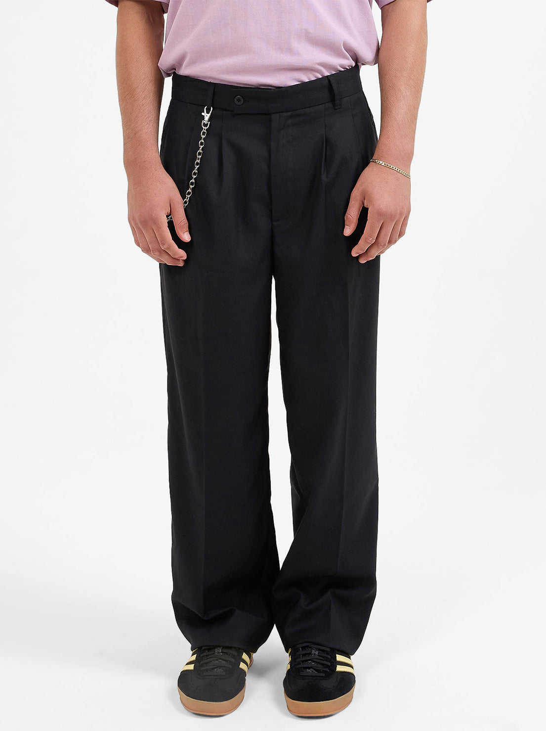 Worship - Valet Pleated Pant - Black