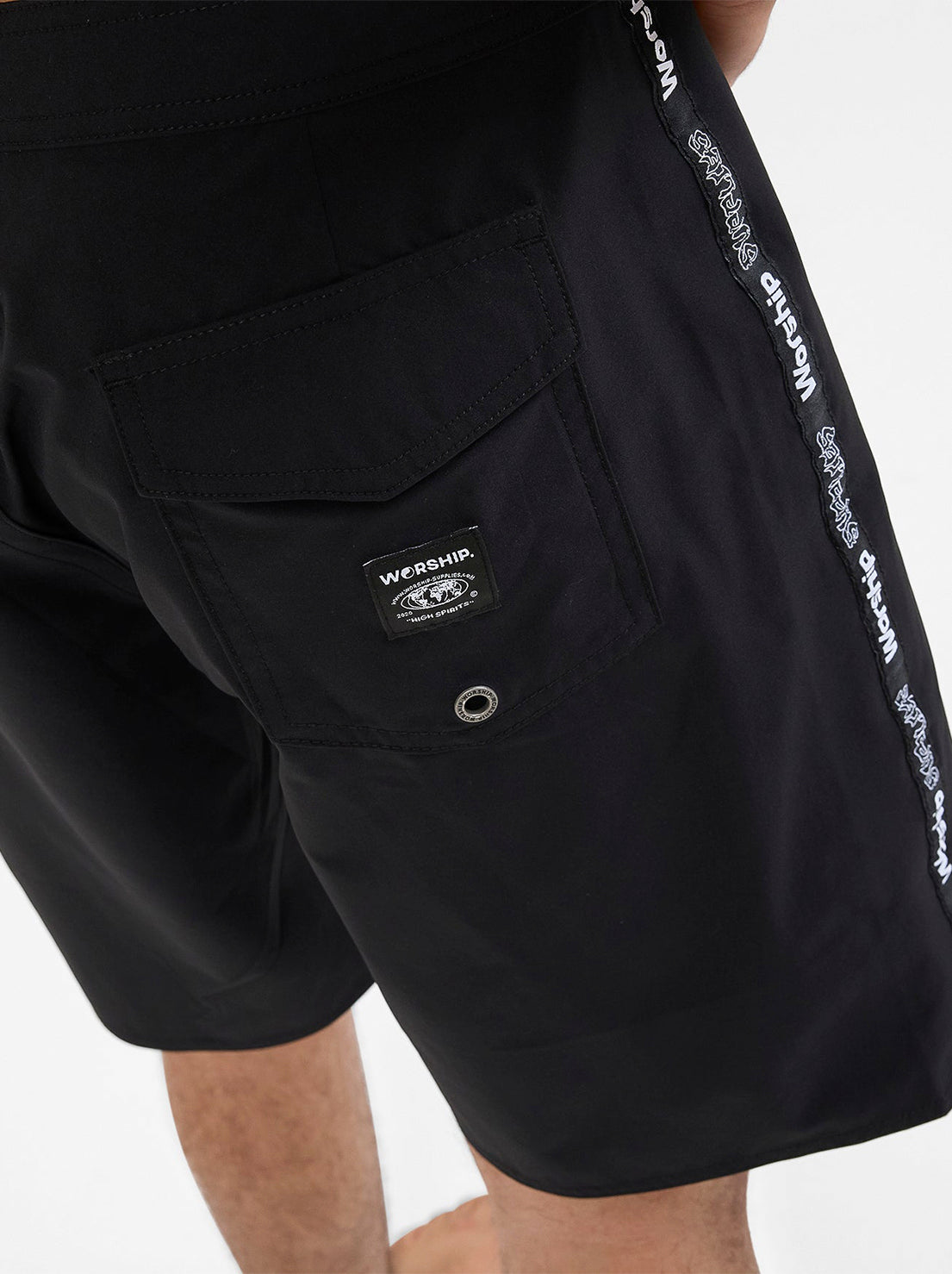 Worship - Winwin Boardshort - Black