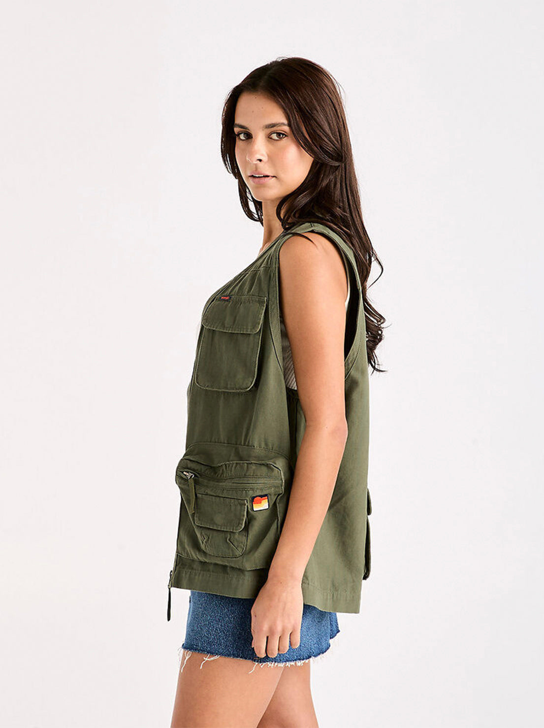 Wrangler - Better Beer Come Prepared Vest - Eucalyptus