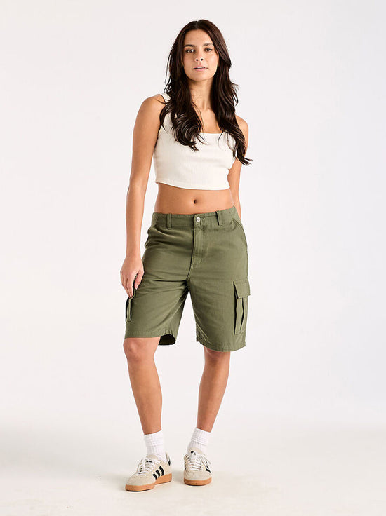 Wrangler - Better Beer Steezy Cargo Short - Eucalyptus