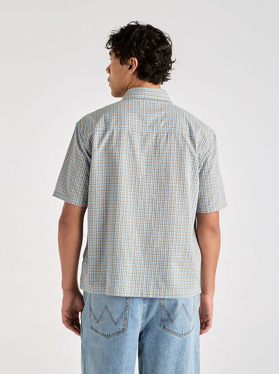 Wrangler - Boxcar Shirt - Blue Check