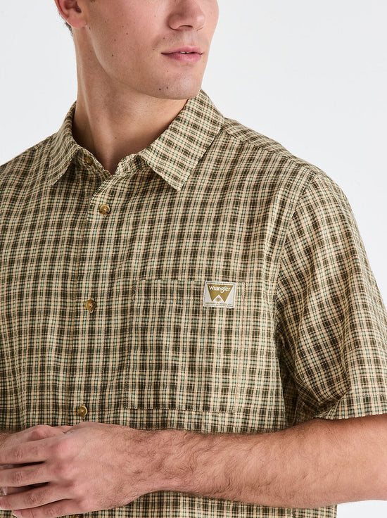 Wrangler - Boxcar Shirt - Forest Check