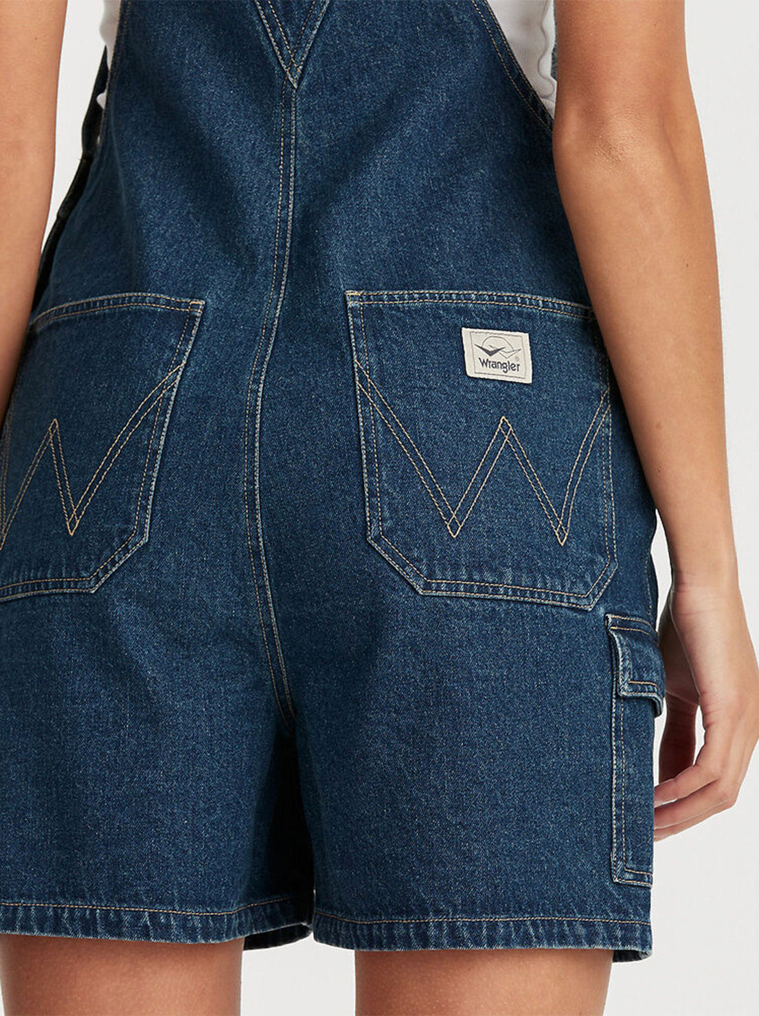 Wrangler - Cargo Dungaree Short - 99 Indigo