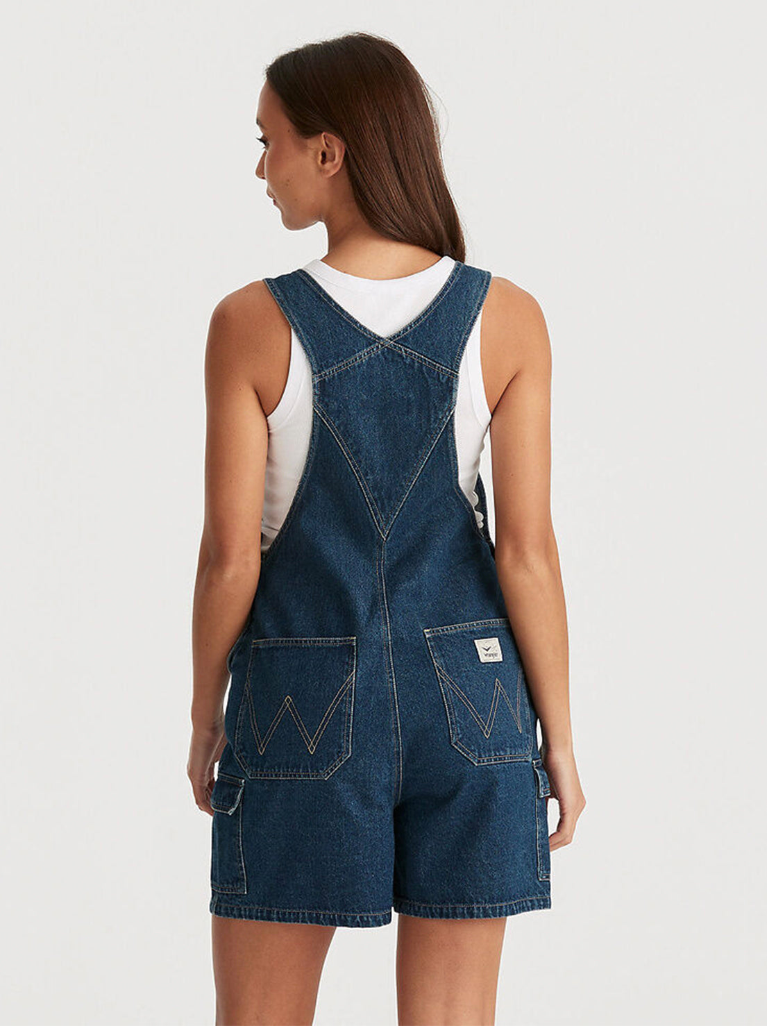 Wrangler - Cargo Dungaree Short - 99 Indigo