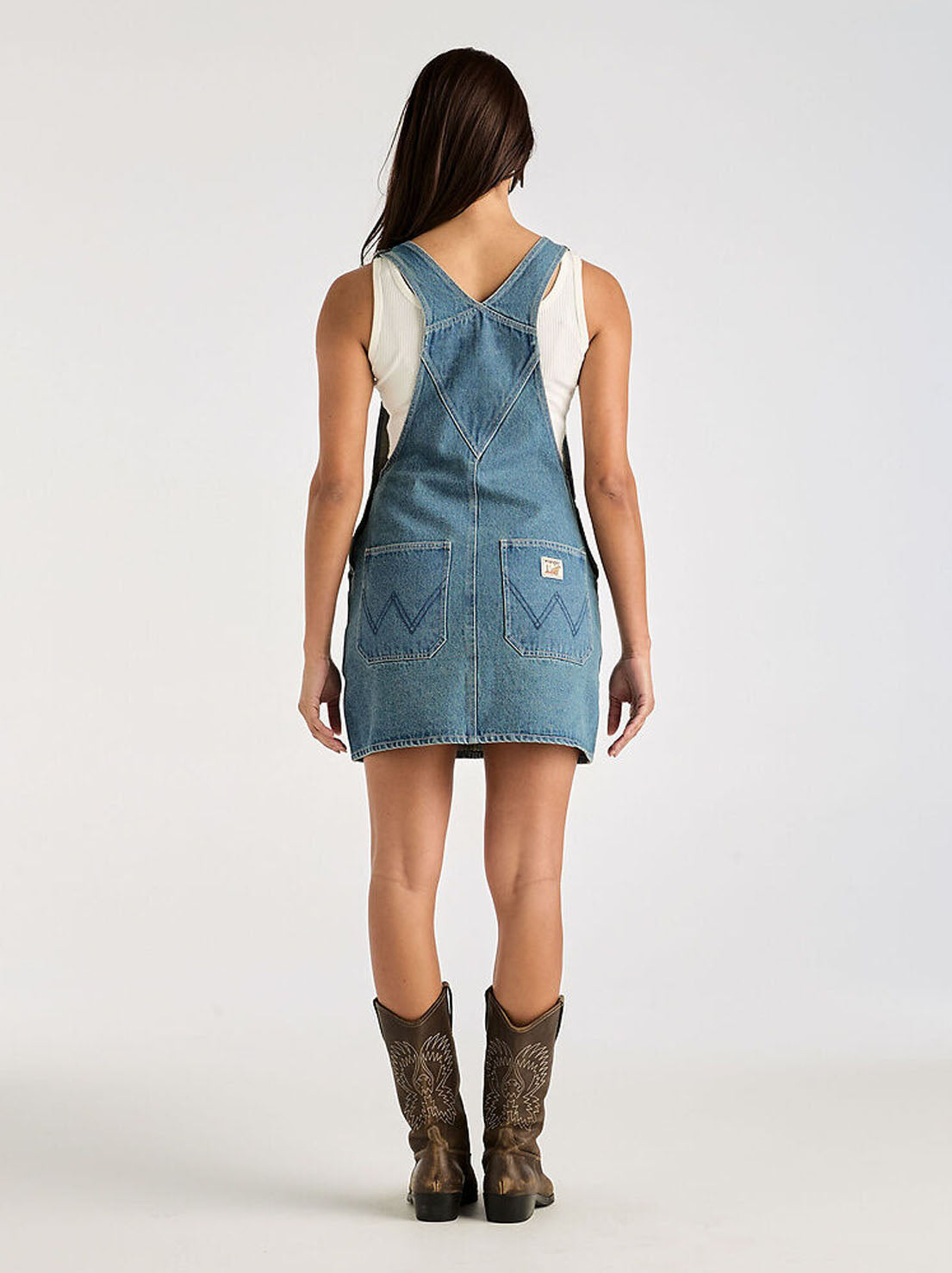 Wrangler - Get Gone Overall Dress - Desert Fade