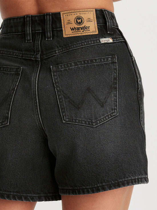 Wrangler - Hi A-Line Short - Mellow Black