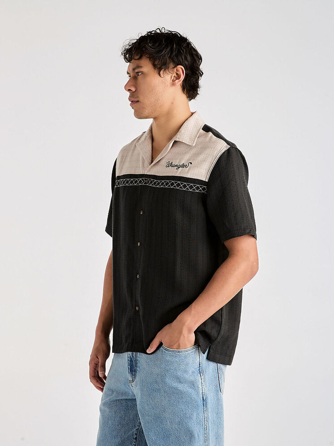 Wrangler - Lebowski Shirt - Black Sand