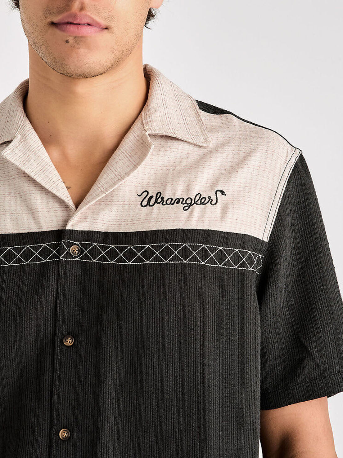 Wrangler - Lebowski Shirt - Black Sand