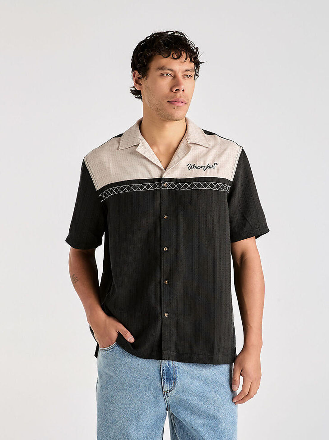 Wrangler - Lebowski Shirt - Black Sand