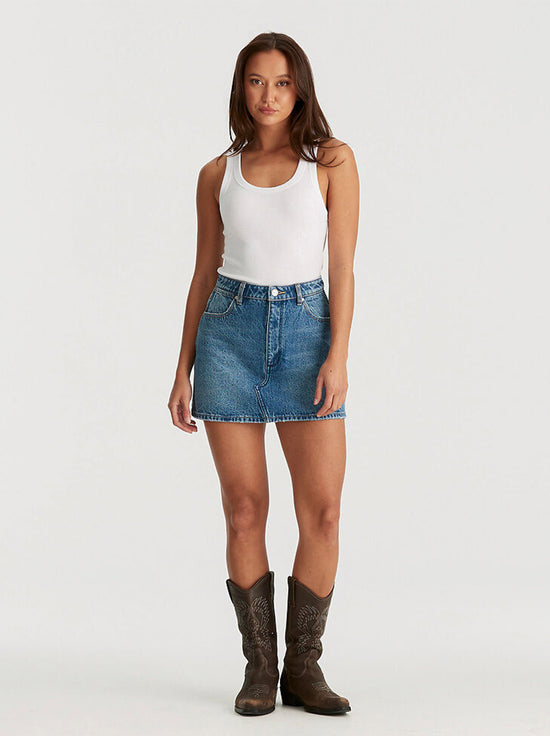 Wrangler - Repair Mini Skirt - Deep Oasis