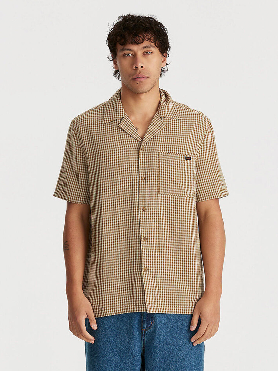 Wrangler - Resort Shirt - Wood Gingham