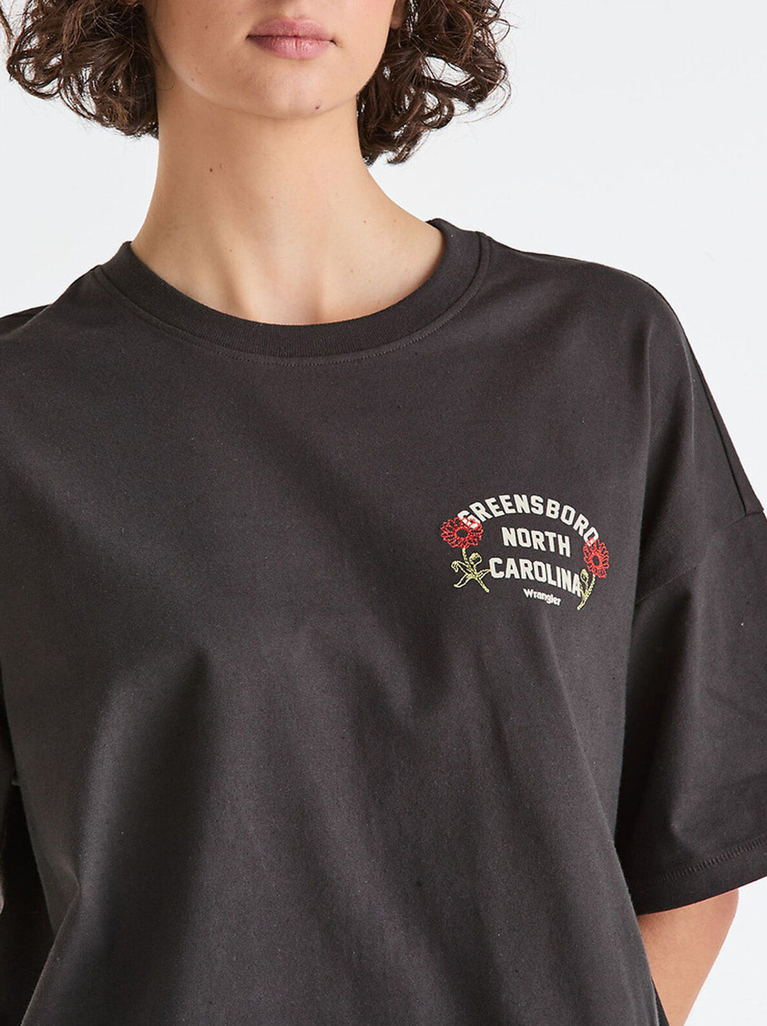 Wrangler - Team 47 Boxy Slouch Tee - Worn Black