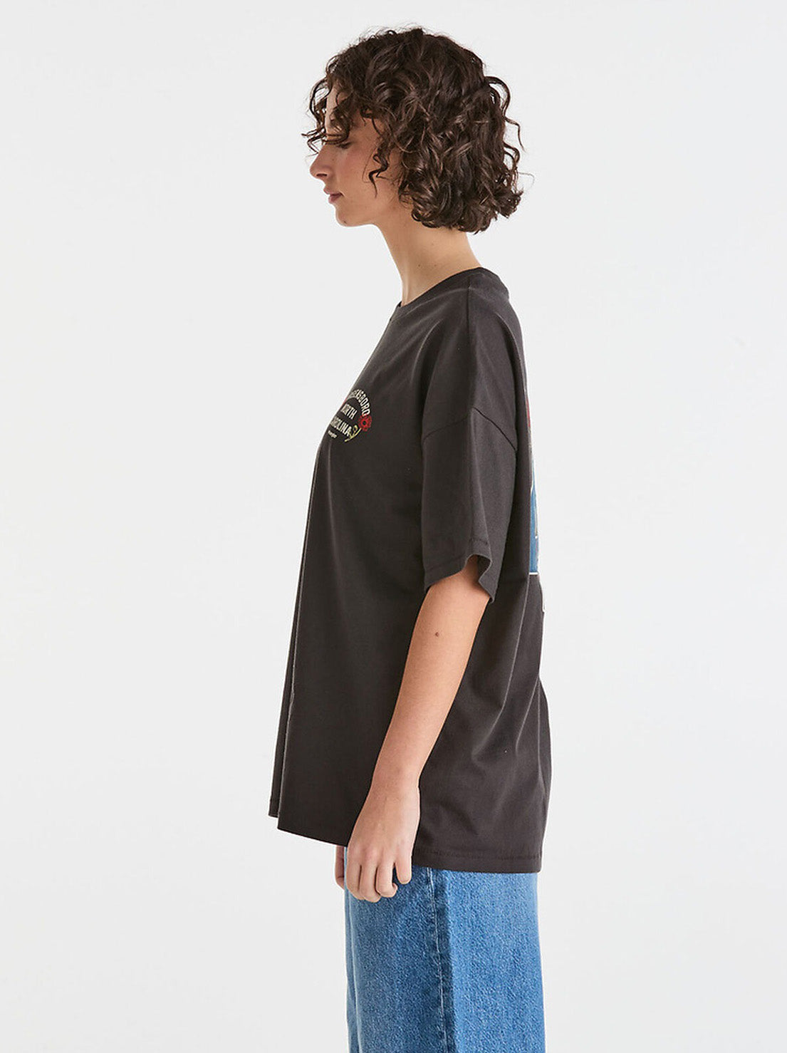 Wrangler - Team 47 Boxy Slouch Tee - Worn Black