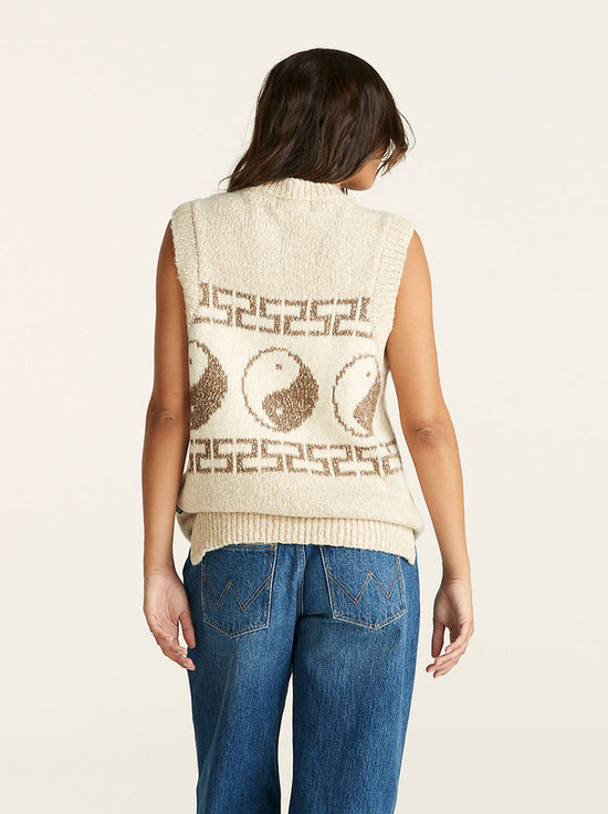 Wrangler - Yin & Yang Slouch Knit Vest - Coco Sands