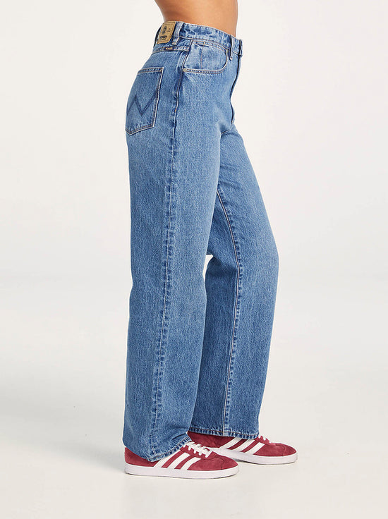 Wrangler - Bella Baggy Relaxed Jean - High Rise - Blue Eternity