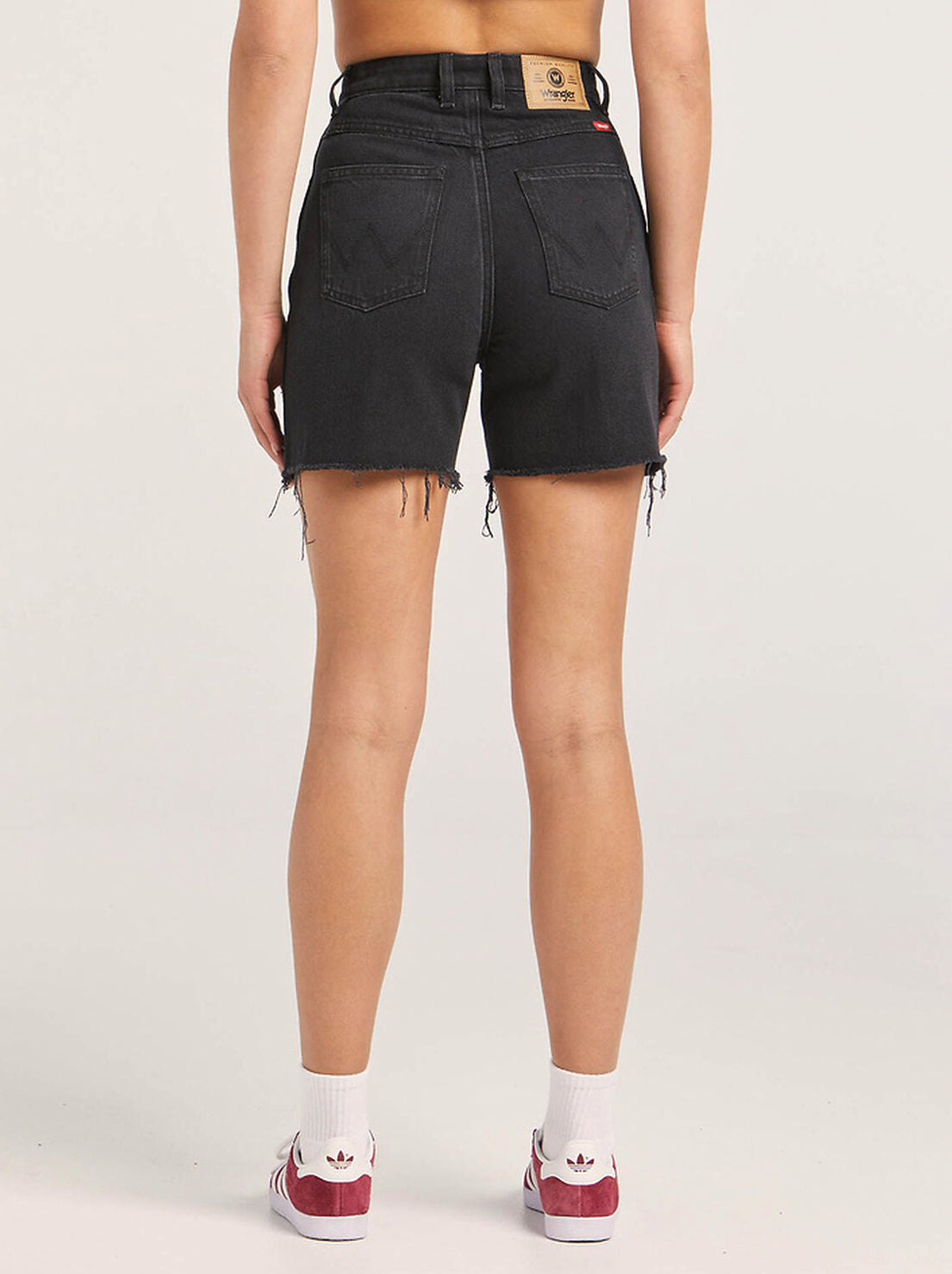 Wrangler - Claudia Hi Straight Short - Garage Black