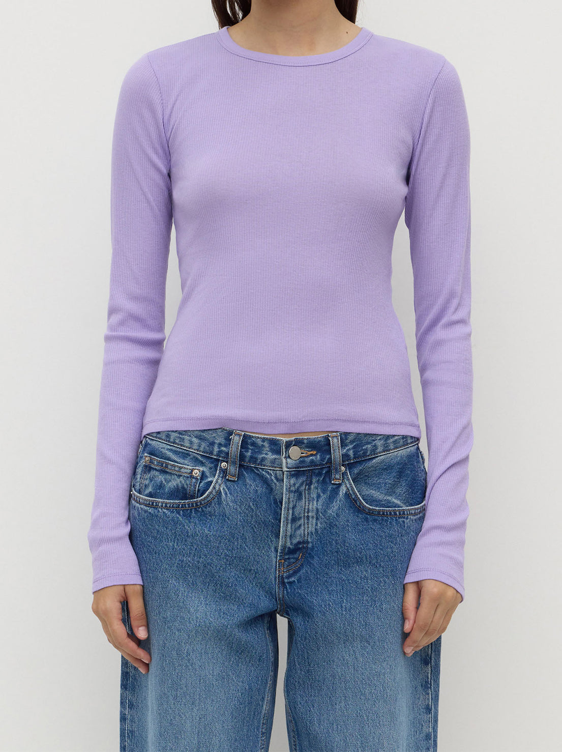 Assembly Label - Zali Long Sleeve Tee - Mauve