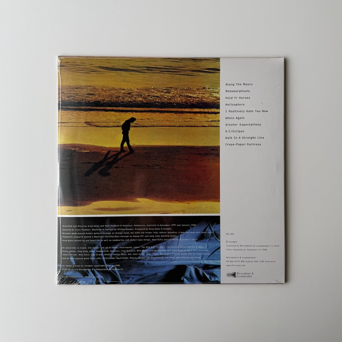 Sandpit - On Second Thought. LP (First time on vinyl. 180gram)
