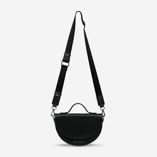 Status Anxiety - All Nighter Bag w. Webbed Strap - Black