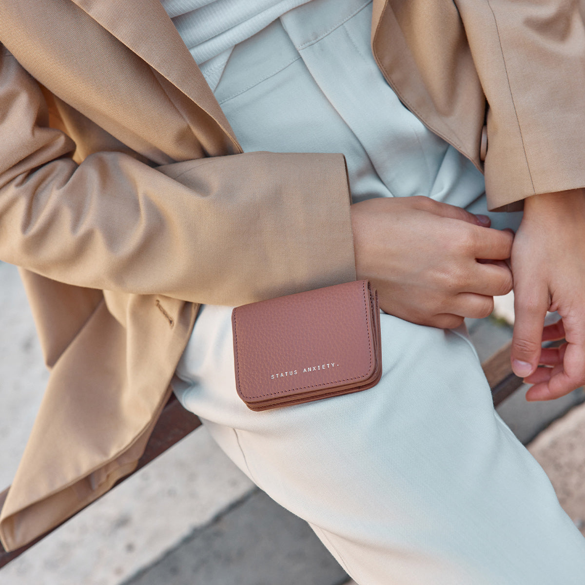 Status Anxiety - Miles Away Wallet - Dusty Rose
