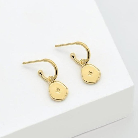 Linda Tahija - Vega Hoop Earrings - Gold Plated