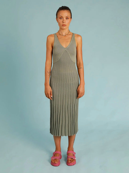Andean Collective - Tamika Dress - Pine