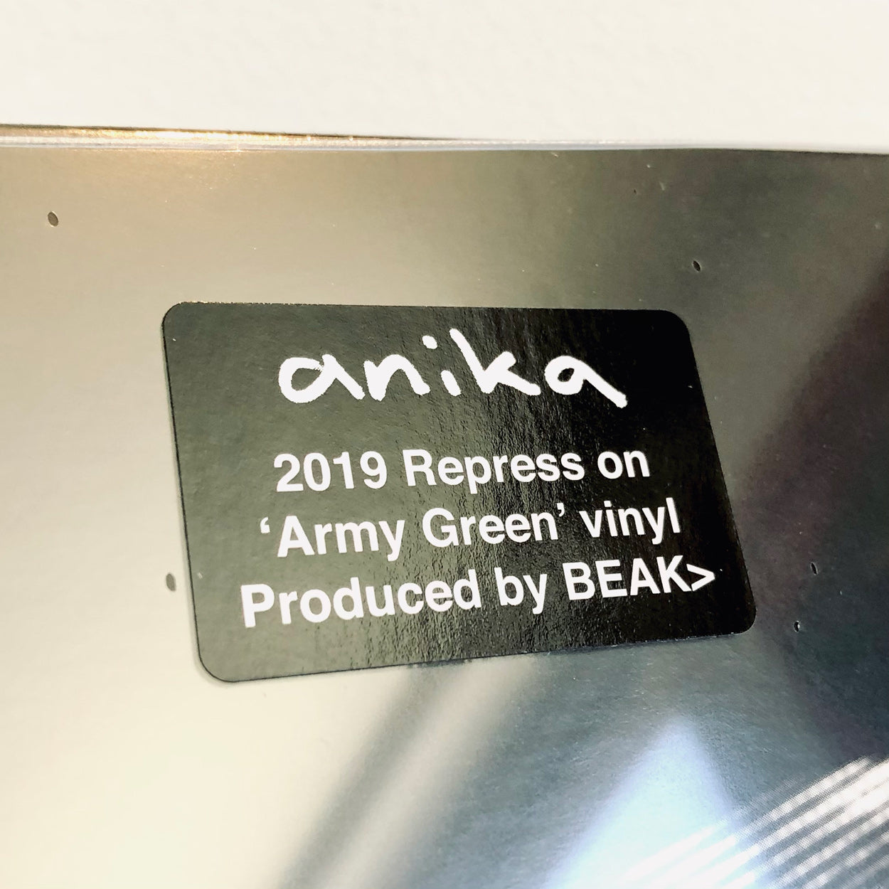 Anika - Anika. LP [2019 Repress:  Army Green Vinyl]