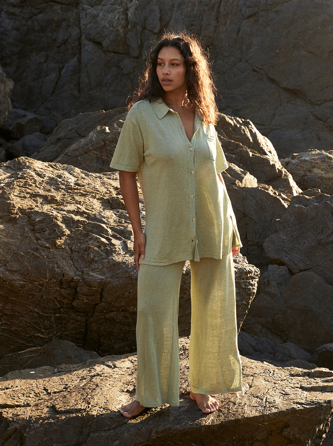 Arcaa Movement - Brie Shirt - Aloe