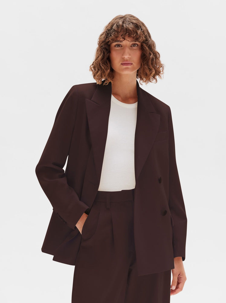 Assembly - Maeve Double Breasted Blazer - Cocoa