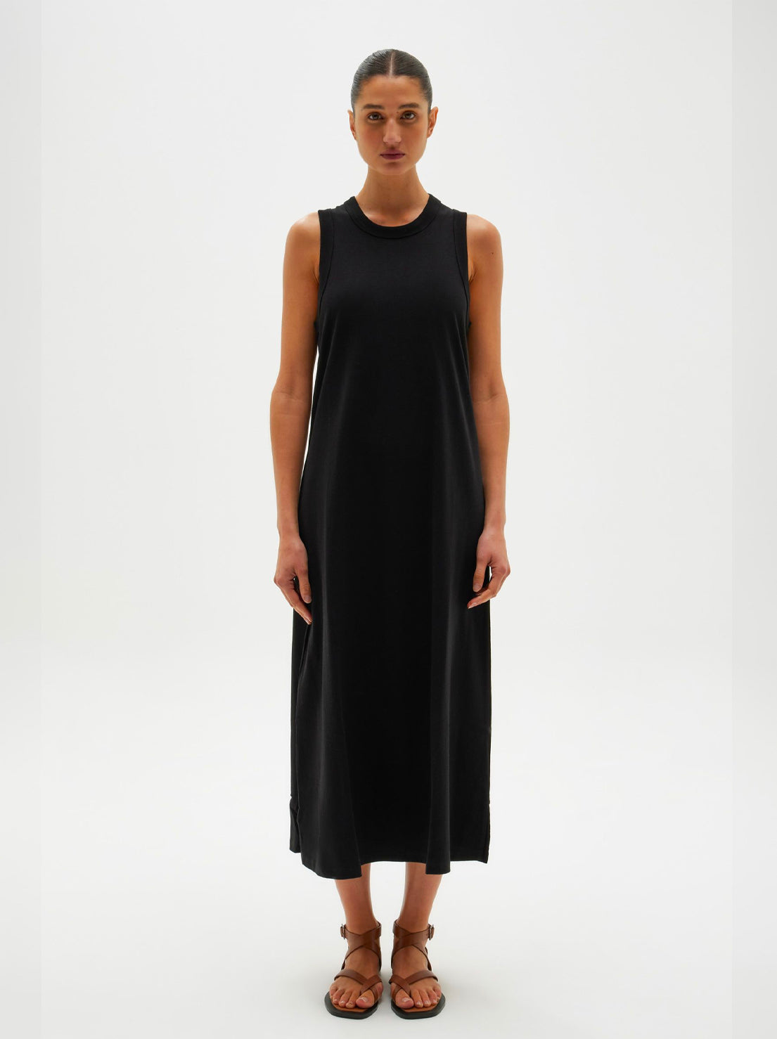 Assembly - Juni Organic Tank Dress - True Black