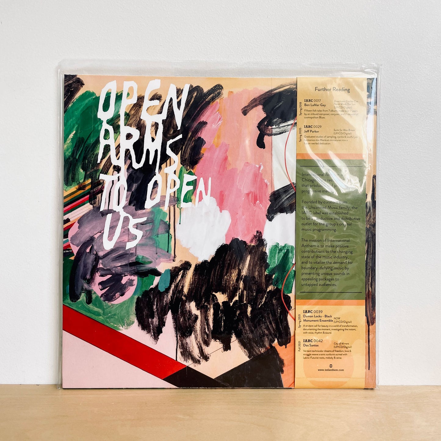 Ben LaMar Gay - Open Arms To Open Us. LP [Dawn Cherry Indie-Exclusive Vinyl]