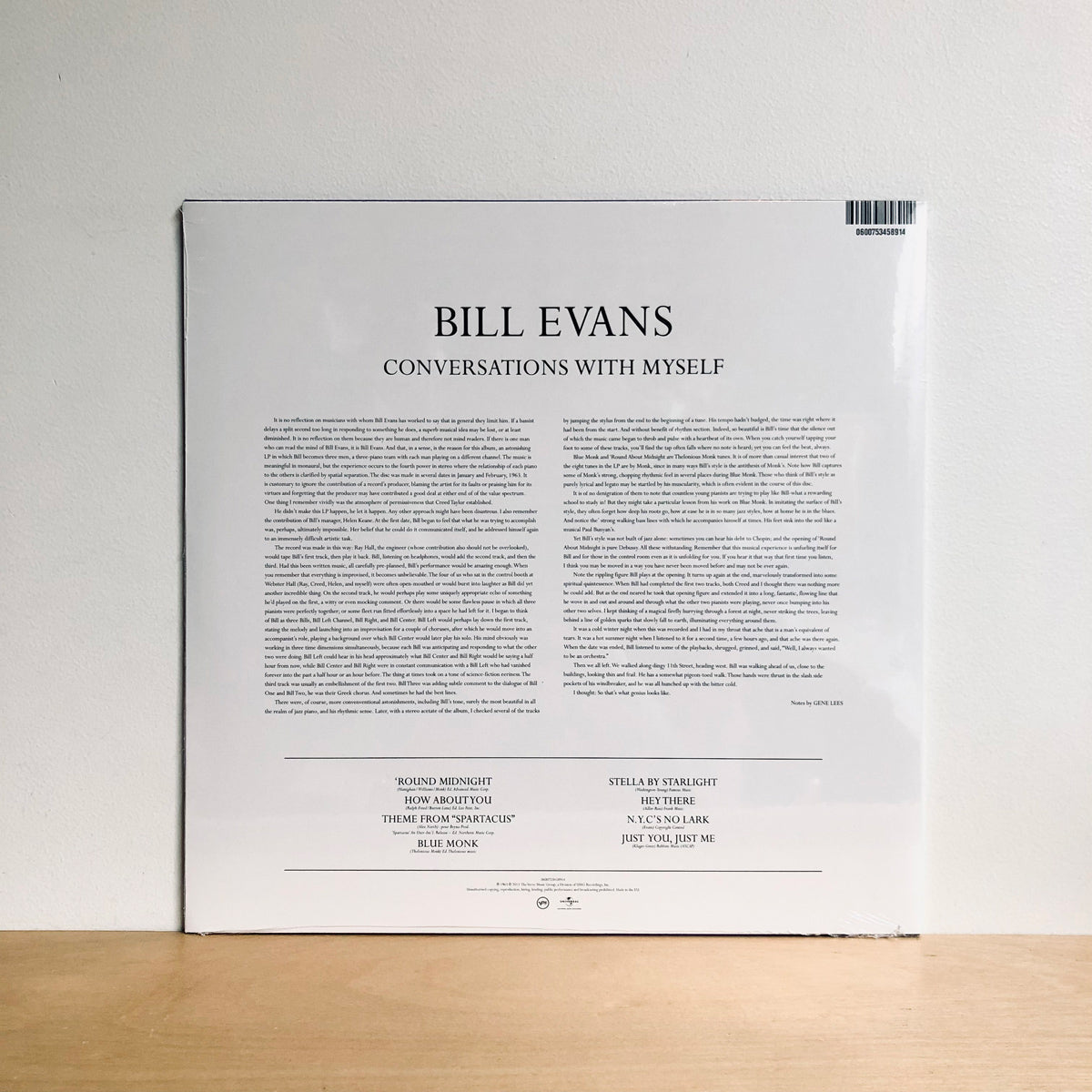 Bill Evans - Conversations With Myself. LP