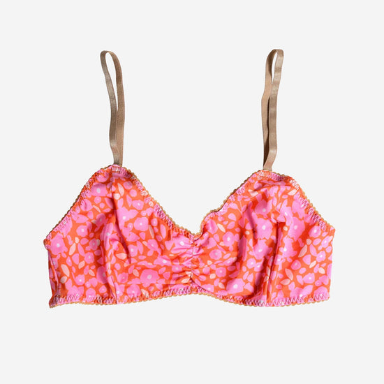 Bimby + Roy - Bralette - DANISI (Pink/Orange Floral)
