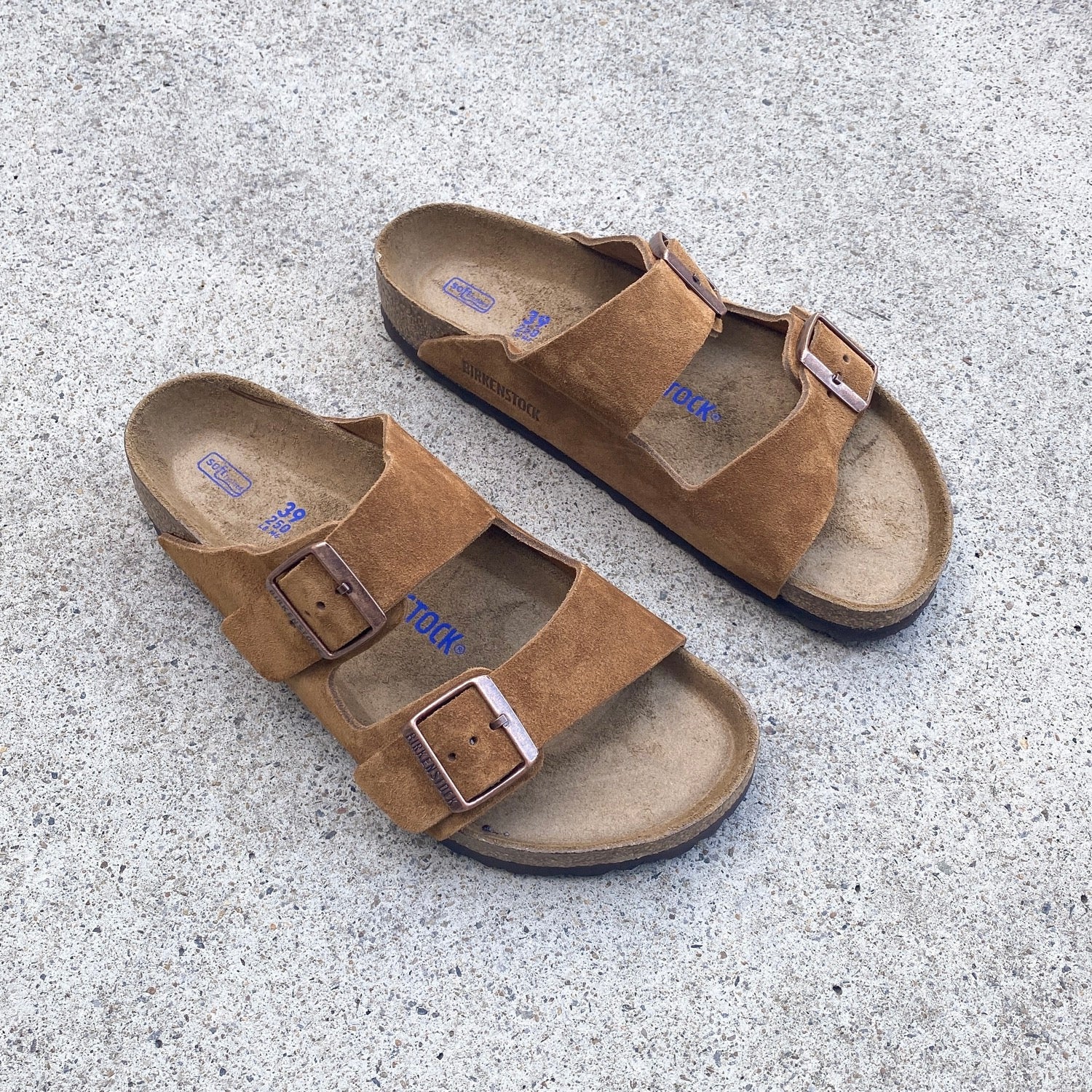 birkenstock arizona suede narrow