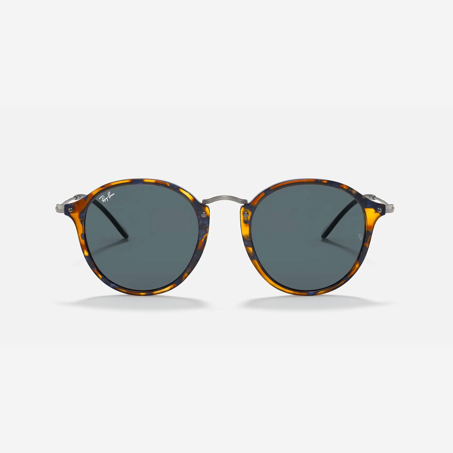 Ray ban store round fleck blue