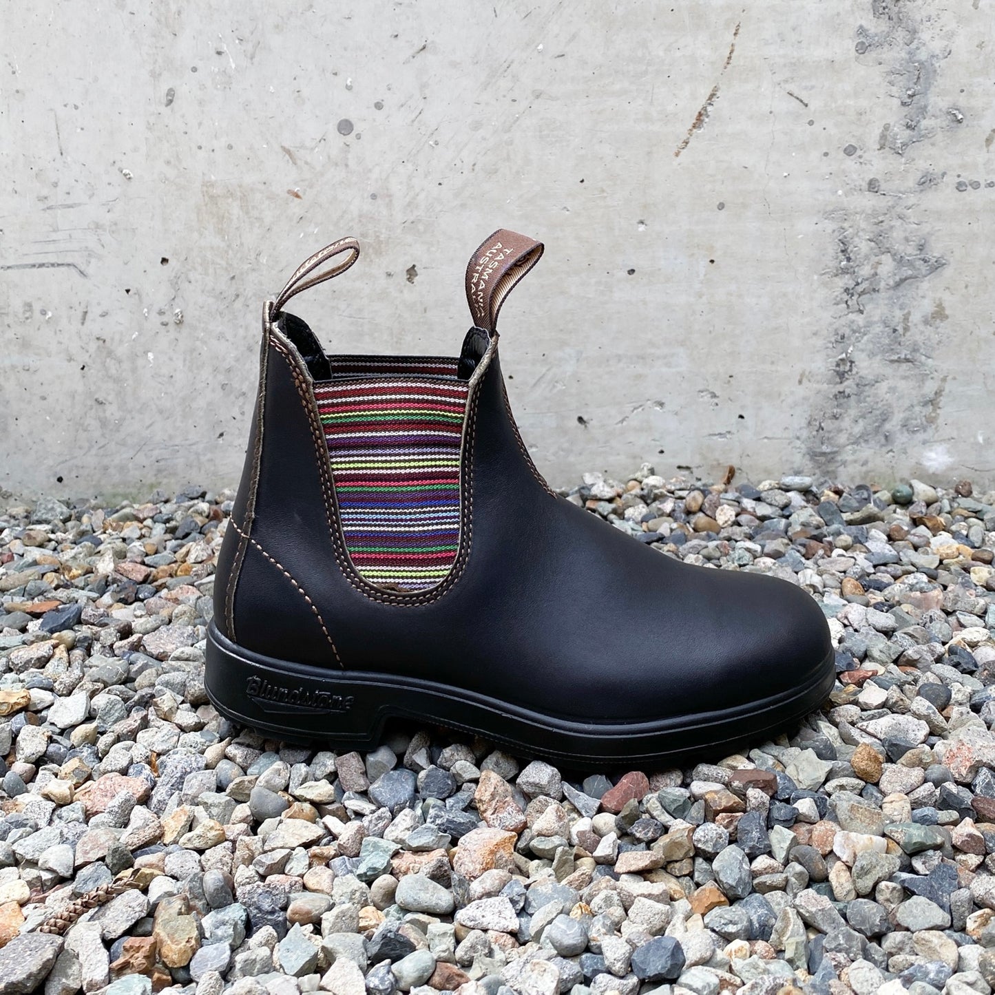 Blundstone - 1409 Womens Chelsea Boot - Stout Brown / Stripes
