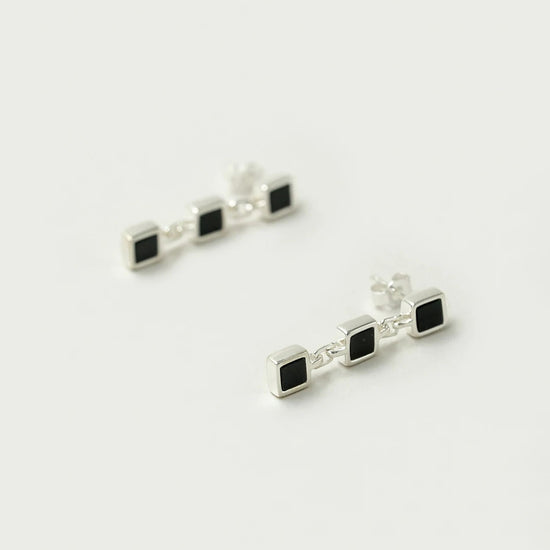 Brie Leon - 925 Santiago Triple Drop Earrings - Silver
