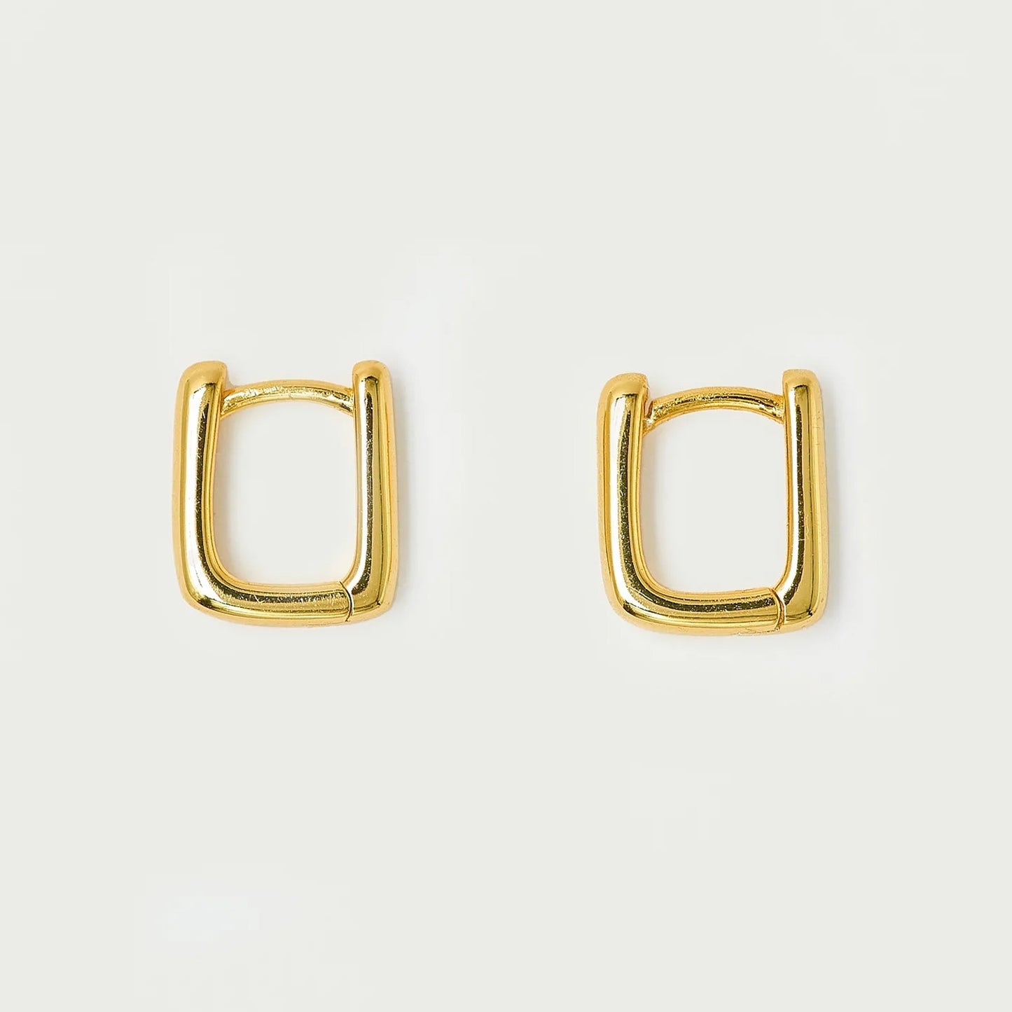 Brie Leon - Mini Bloq Earrings - Gold