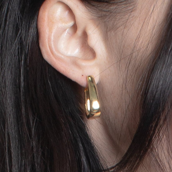 Brie Leon - Large Uma Earrings - Gold