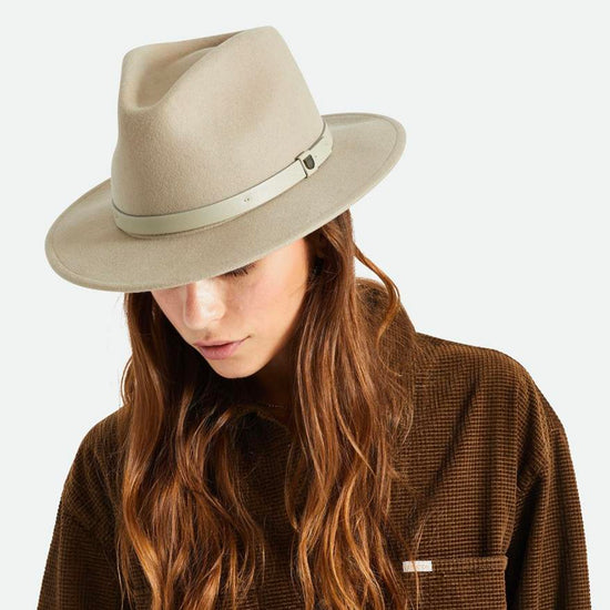 Load image into Gallery viewer, Brixton - Messer Fedora - Light Fawn
