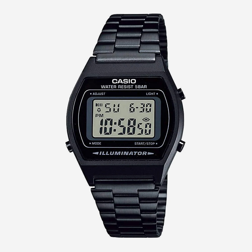 Casio - Digital Illuminator Watch - Black (B640WB-1A)