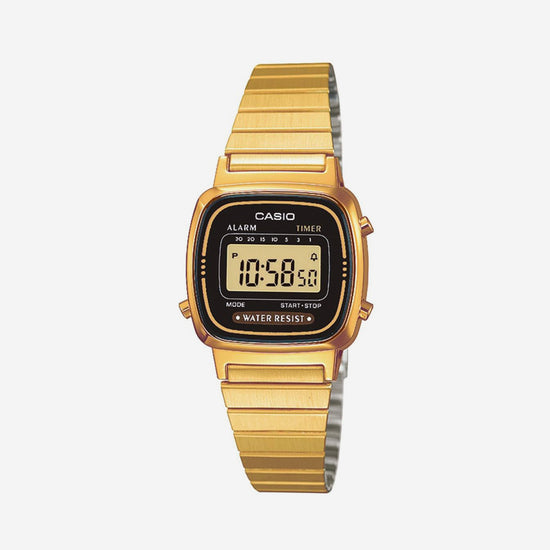 Casio - Ladies Classic Digital Watch - Gold (LA670WGA-1UR)