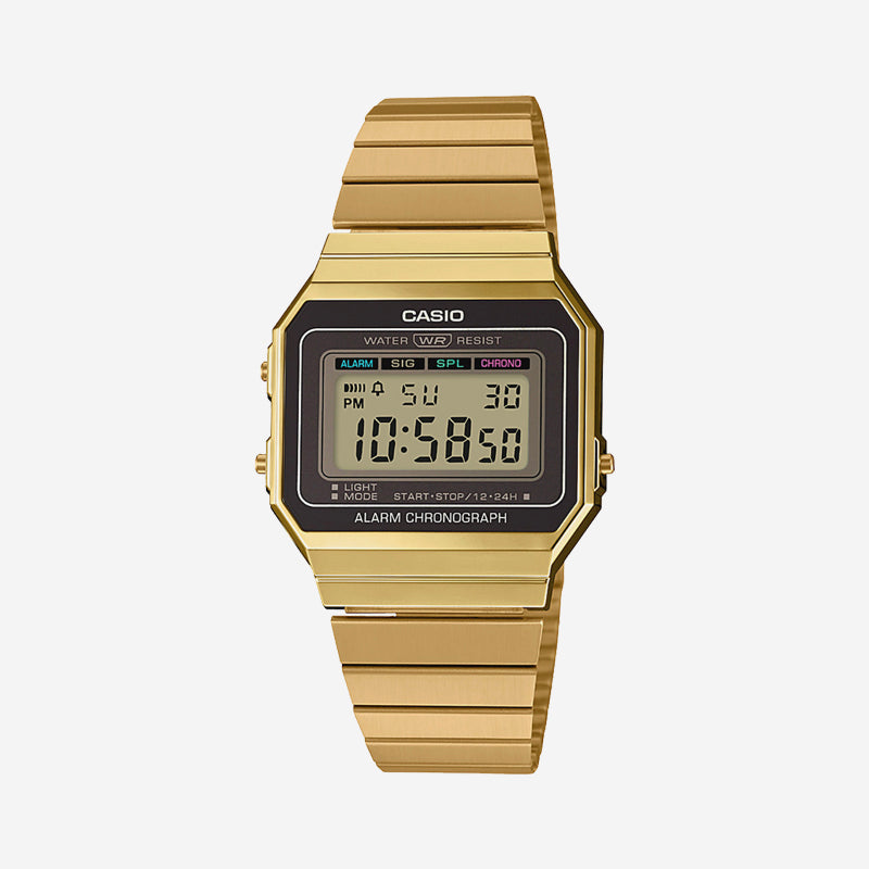 Casio - Mens Vintage Digital Watch - Gold (A700WG-9A)
