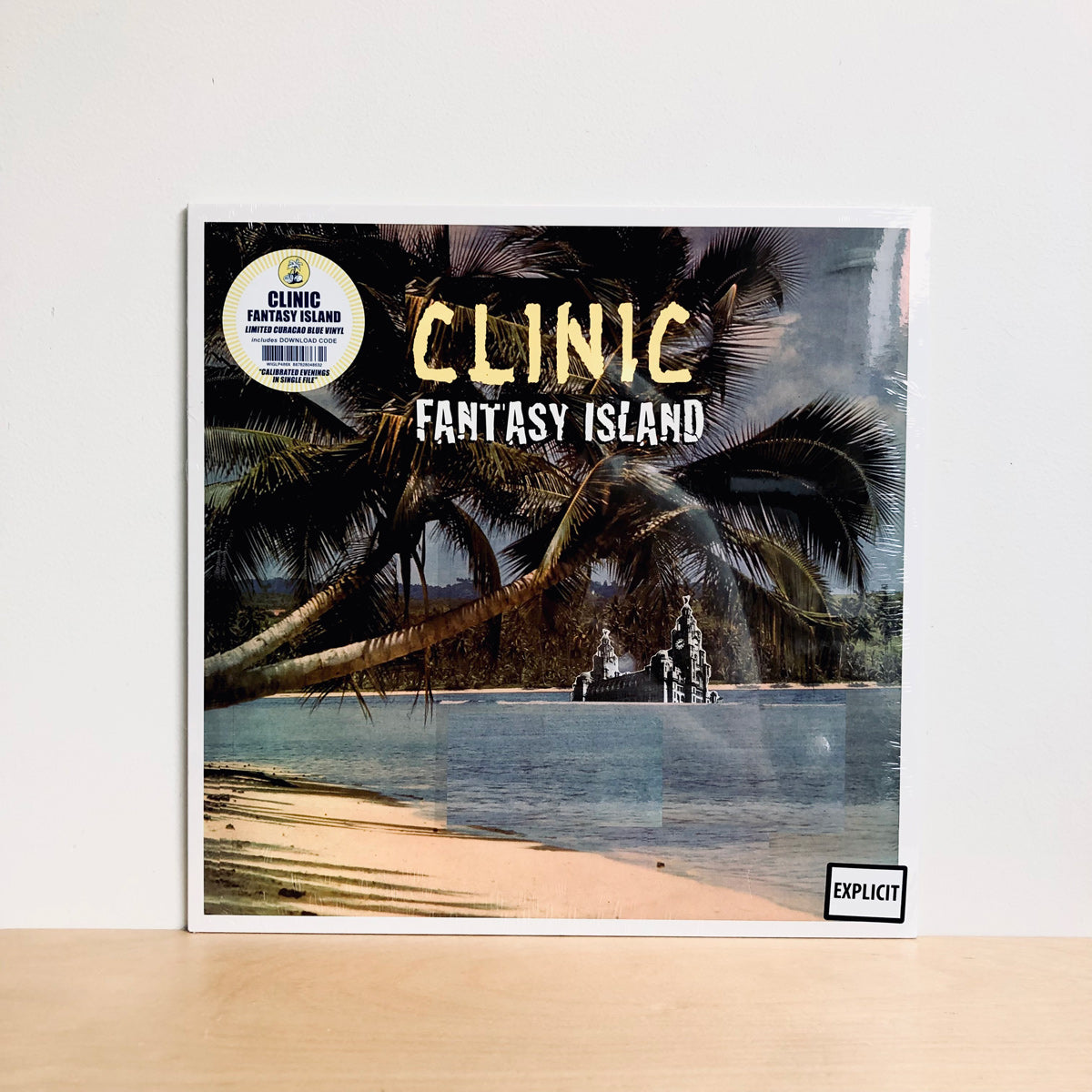 Clinic - Fantasy Island. LP [Limited Curacao Blue Vinyl]