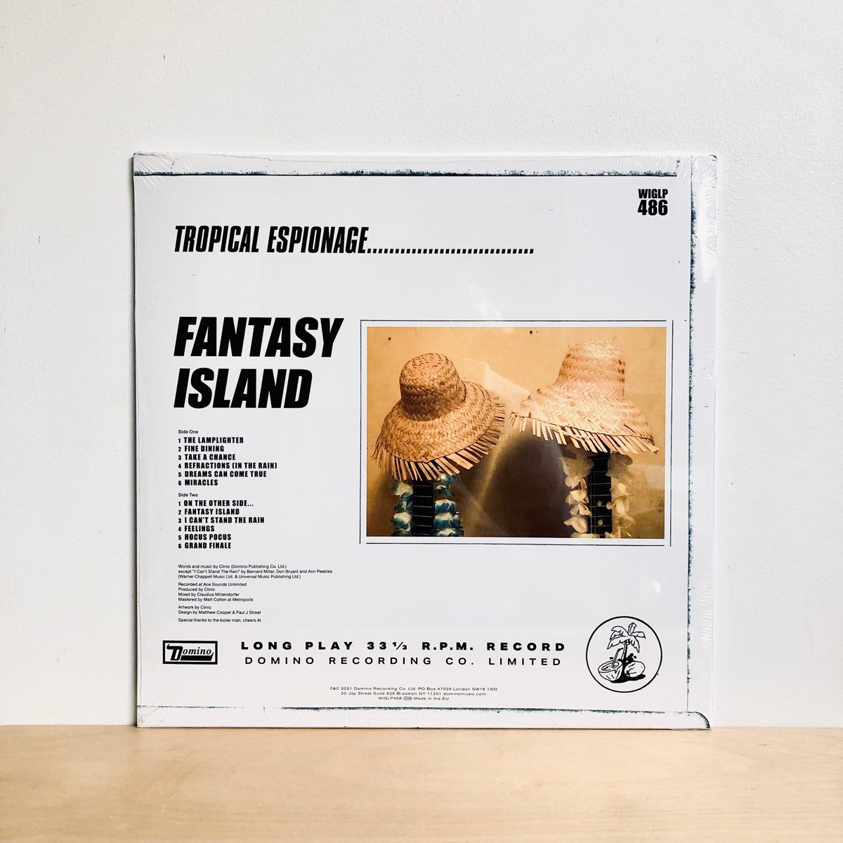 Clinic - Fantasy Island. LP [Limited Curacao Blue Vinyl]